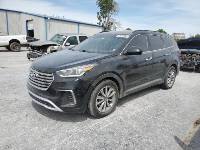 KM8SMDHF2HU216817 - 2017 HYUNDAI SANTA FE SE BLACK photo 1