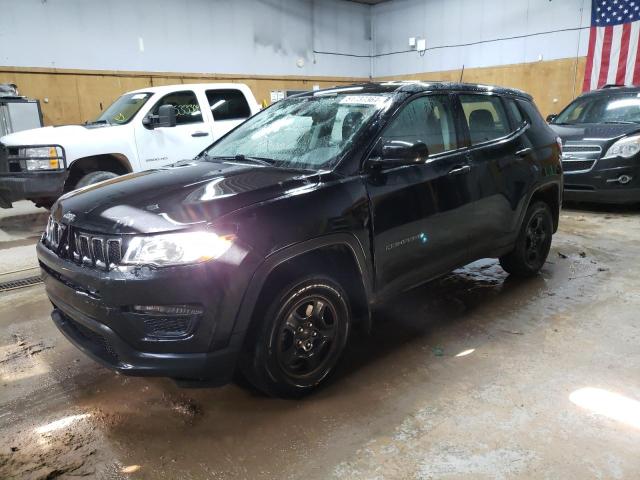 3C4NJDAB1JT432871 - 2018 JEEP COMPASS SPORT BLACK photo 1