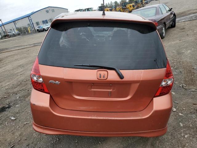 JHMGD38627S027209 - 2007 HONDA FIT S 橙色 照片 6