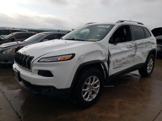 1C4PJMCB0EW107196 - 2014 JEEP CHEROKEE LATITUDE WHITE photo 1