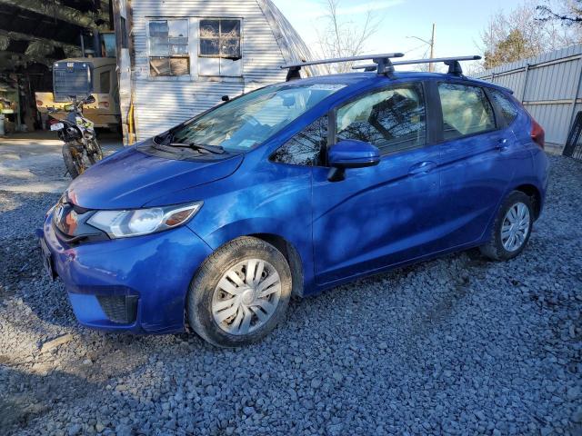 JHMGK5H58HS003409 - 2017 HONDA FIT LX BLUE photo 1