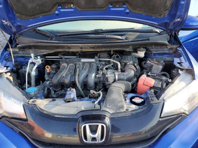 JHMGK5H58HS003409 - 2017 HONDA FIT LX BLUE photo 11