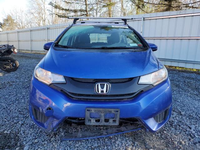 JHMGK5H58HS003409 - 2017 HONDA FIT LX BLUE photo 5