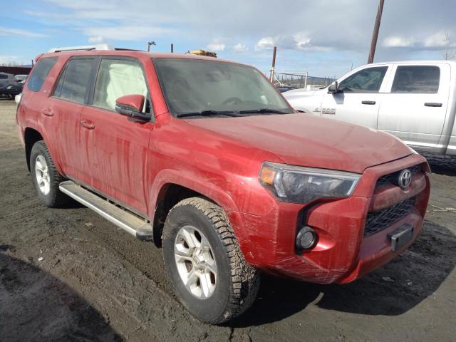 JTEBU5JRXF5220437 - 2015 TOYOTA 4RUNNER SR5 RED photo 4