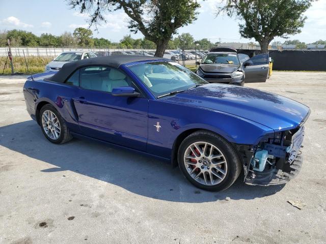 1ZVBP8EM7E5308692 - 2014 FORD MUSTANG BLUE photo 4