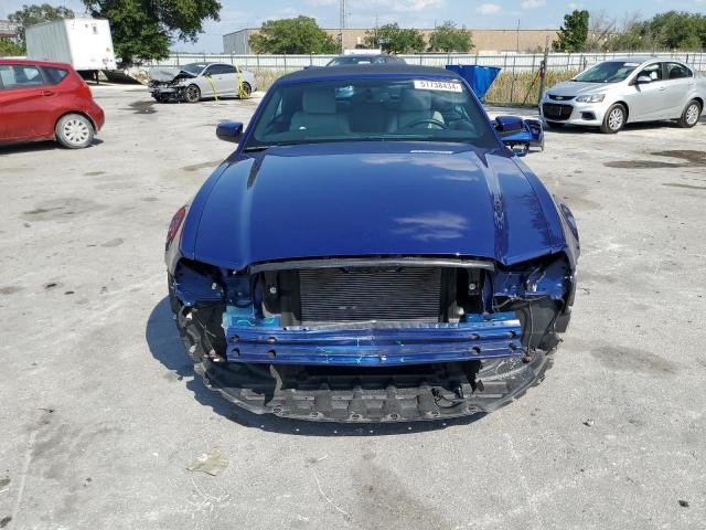 1ZVBP8EM7E5308692 - 2014 FORD MUSTANG BLUE photo 5