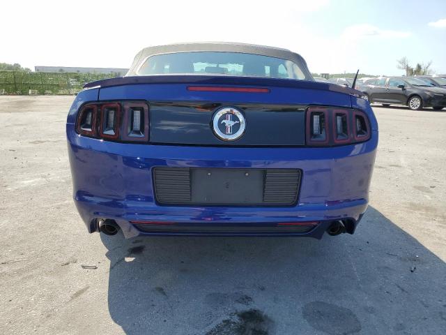 1ZVBP8EM7E5308692 - 2014 FORD MUSTANG BLUE photo 6