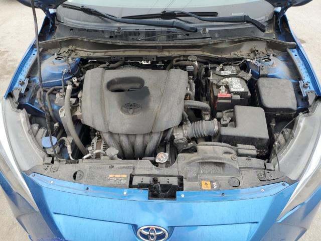 3MYDLBYV4KY504579 - 2019 TOYOTA YARIS L BLUE photo 11