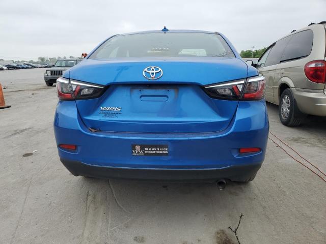 3MYDLBYV4KY504579 - 2019 TOYOTA YARIS L BLUE photo 6