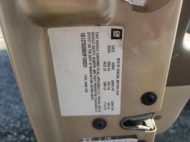 1G1ZT628X5F128201 - 2005 CHEVROLET MALIBU MAXX LS TAN photo 12