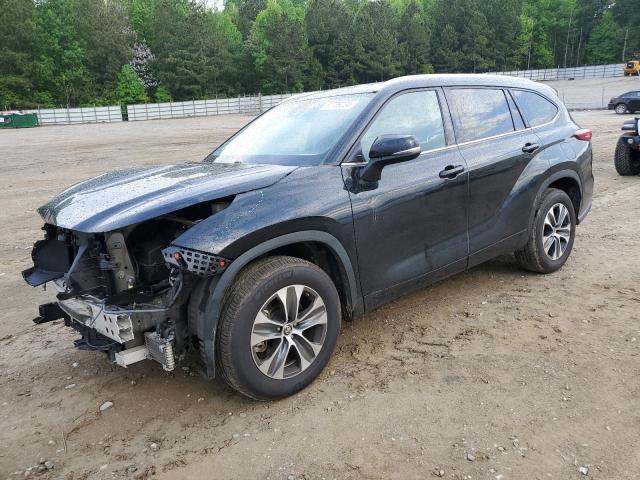 5TDGZRAH9MS526076 - 2021 TOYOTA HIGHLANDER XLE BLACK photo 1