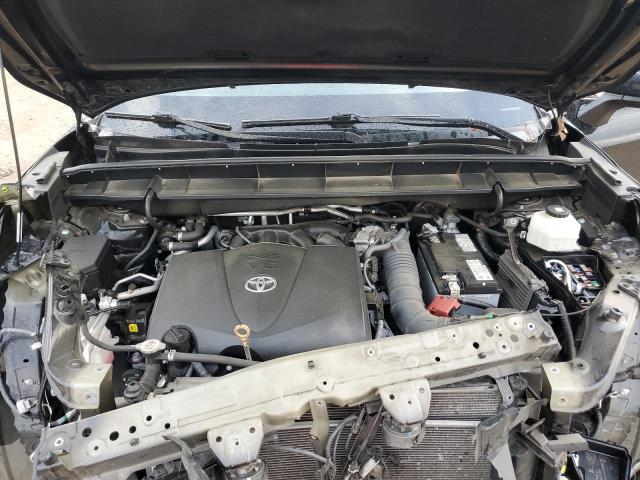 5TDGZRAH9MS526076 - 2021 TOYOTA HIGHLANDER XLE BLACK photo 12