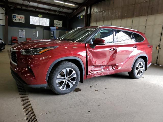 5TDGZRBH9MS157329 - 2021 TOYOTA HIGHLANDER XLE RED photo 1