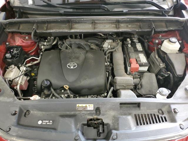 5TDGZRBH9MS157329 - 2021 TOYOTA HIGHLANDER XLE RED photo 12