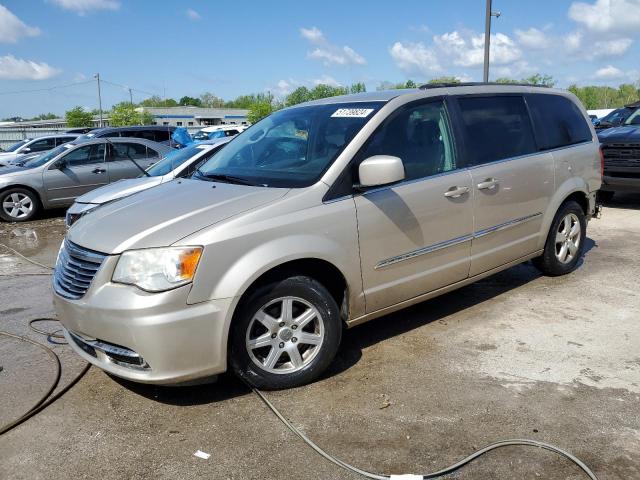 2C4RC1BGXCR330351 - 2012 CHRYSLER TOWN & COU TOURING TAN photo 1