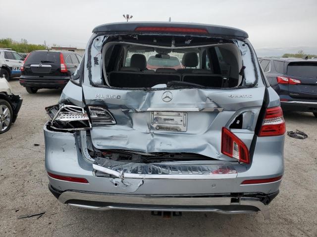 4JGDA5HBXFA461304 - 2015 MERCEDES-BENZ ML 350 4MATIC BLUE photo 6