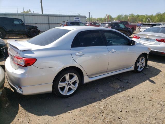 2T1BU4EE5DC084448 - 2013 TOYOTA COROLLA BASE SILVER photo 3