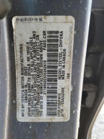 2T1KR32E53C042618 - 2003 TOYOTA COROLLA MA XR BLUE photo 13