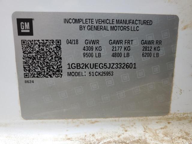 1GB2KUEG5JZ332601 - 2018 CHEVROLET SILVERADO K2500 HEAVY DUTY WHITE photo 13