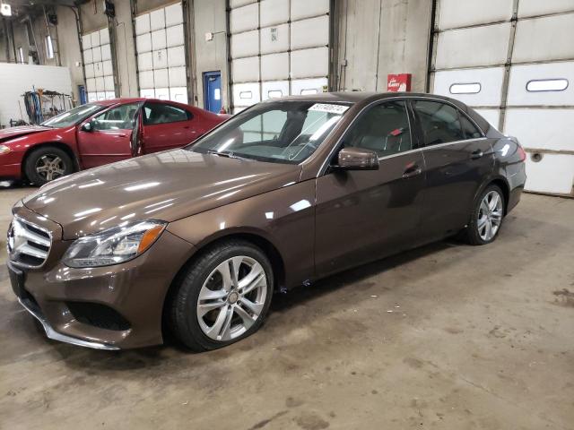 WDDHF8JB5EA906121 - 2014 MERCEDES-BENZ E 350 4MATIC BROWN photo 1