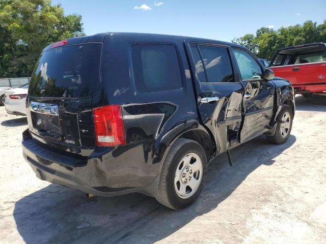 5FNYF4H22EB015526 - 2014 HONDA PILOT LX BLACK photo 3