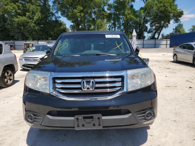 5FNYF4H22EB015526 - 2014 HONDA PILOT LX BLACK photo 5