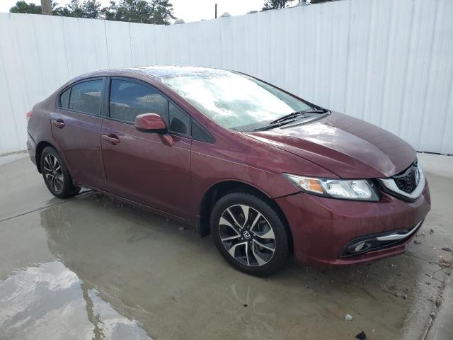 19XFB2F98DE087780 - 2013 HONDA CIVIC EXL Bordo foto 4