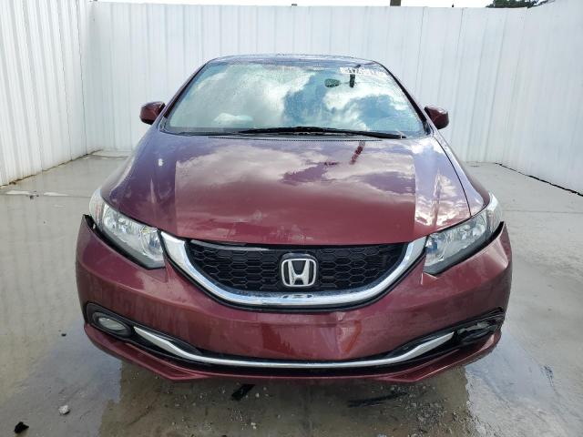 19XFB2F98DE087780 - 2013 HONDA CIVIC EXL Bordo foto 5