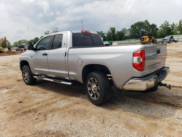 5TFUW5F17EX383639 - 2014 TOYOTA TUNDRA DOUBLE CAB SR/SR5 SILVER photo 2