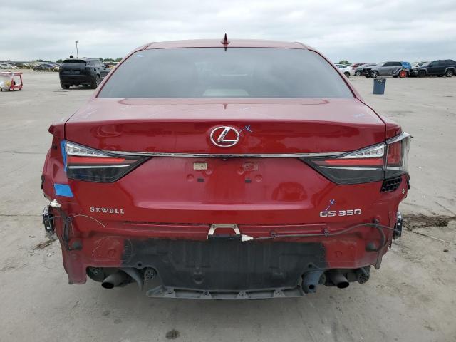 JTHBZ1BL6HA008278 - 2017 LEXUS GS 350 BASE RED photo 6