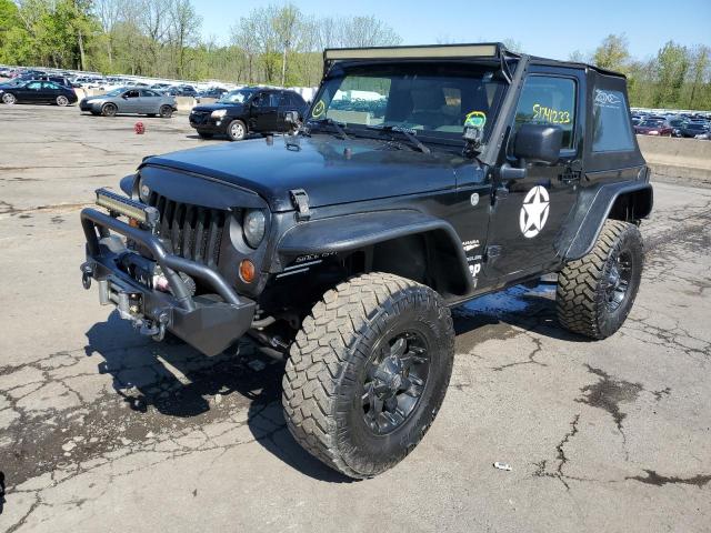 1J4FA54147L135704 - 2007 JEEP WRANGLER SAHARA BLACK photo 1