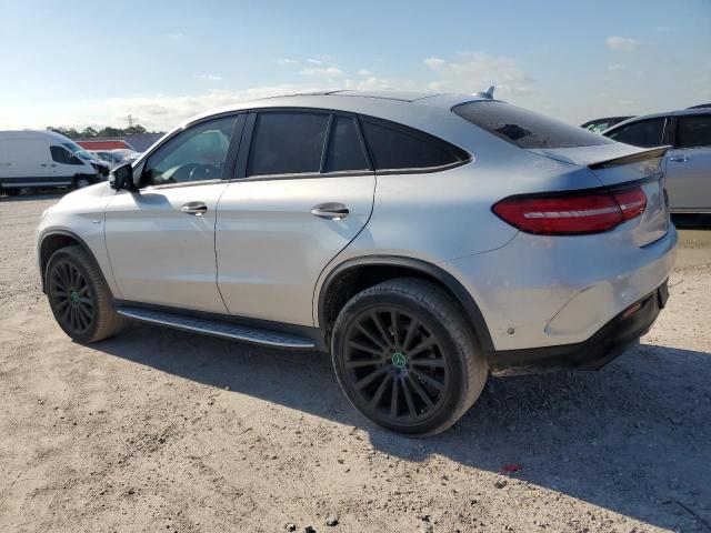 4JGED6EB7GA007938 - 2016 MERCEDES-BENZ GLE COUPE 450 4MATIC SILVER photo 2