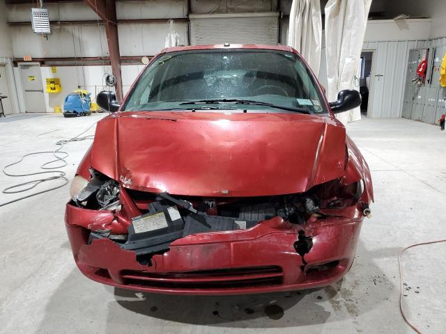 1D4GP24R17B212454 - 2007 DODGE GRAND CARA SE RED photo 5