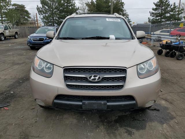 5NMSH73EX7H028562 - 2007 HYUNDAI SANTA FE SE BEIGE photo 5