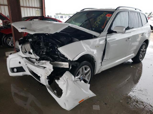 WBXPC93409WJ30897 - 2009 BMW X3 XDRIVE30I WHITE photo 1