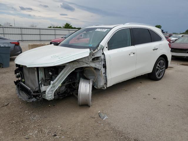 5FRYD7H75HB000962 - 2017 ACURA MDX SPORT HYBRID ADVANCE WHITE photo 1