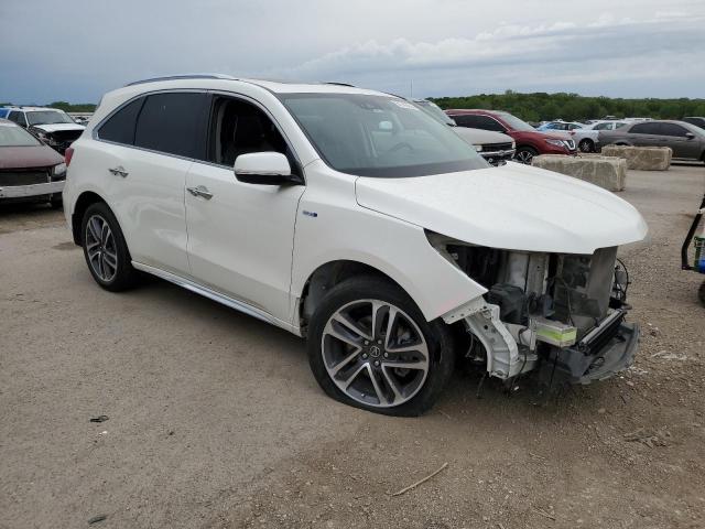 5FRYD7H75HB000962 - 2017 ACURA MDX SPORT HYBRID ADVANCE WHITE photo 4