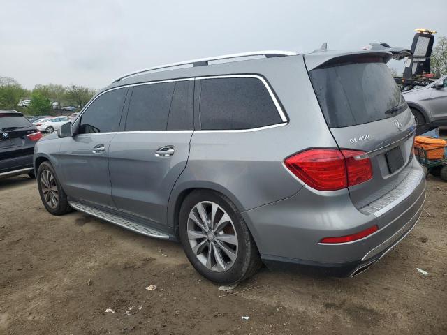 4JGDF6EE8FA605471 - 2015 MERCEDES-BENZ GL 450 4MATIC SILVER photo 2