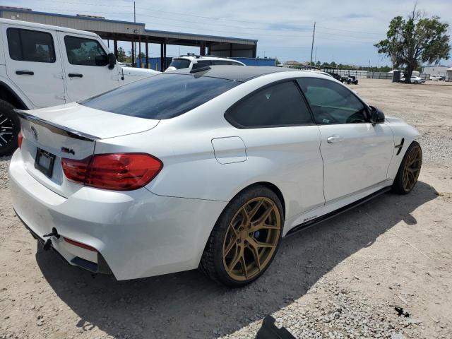 WBS3R9C33HA014020 - 2017 BMW M4 WHITE photo 3