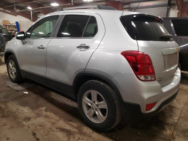 KL7CJLSB0KB827706 - 2019 CHEVROLET TRAX 1LT SILVER photo 2