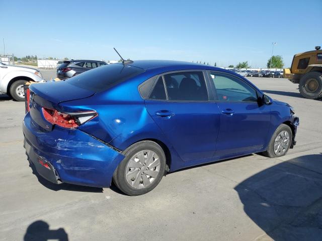 3KPA24AB6KE197787 - 2019 KIA RIO S BLUE photo 3