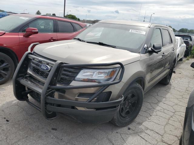 1FM5K8AR6KGA64948 - 2019 FORD EXPLORER POLICE INTERCEPTOR TAN photo 1