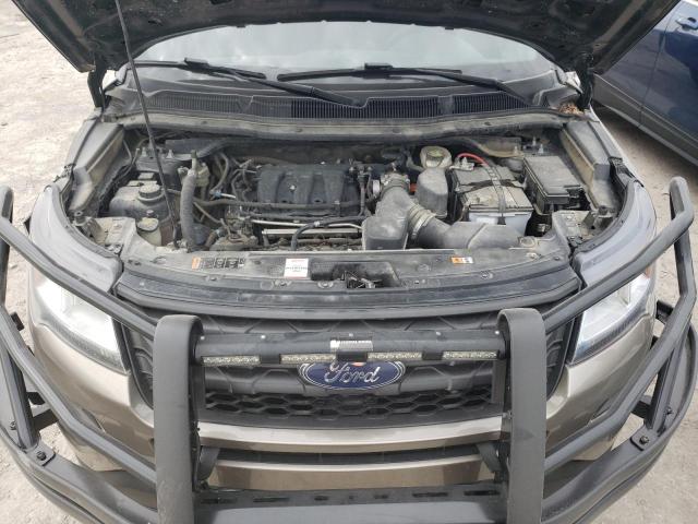 1FM5K8AR6KGA64948 - 2019 FORD EXPLORER POLICE INTERCEPTOR TAN photo 12
