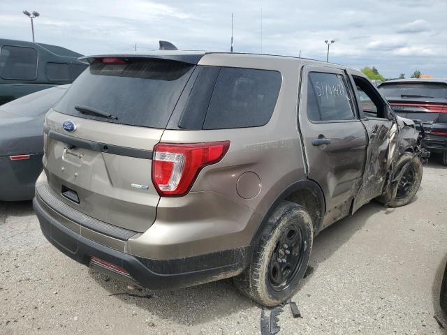 1FM5K8AR6KGA64948 - 2019 FORD EXPLORER POLICE INTERCEPTOR TAN photo 3