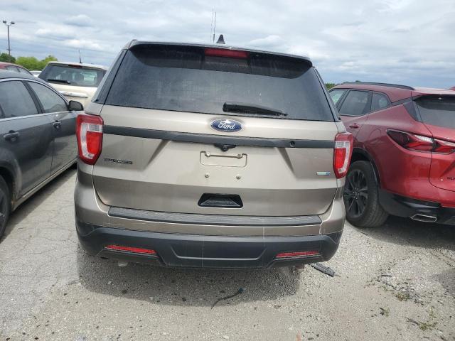 1FM5K8AR6KGA64948 - 2019 FORD EXPLORER POLICE INTERCEPTOR TAN photo 6