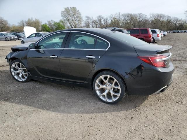 2G4GU5GX3E9321008 - 2014 BUICK REGAL GS BLACK photo 2