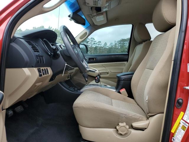 5TFJU4GNXDX034901 - 2013 TOYOTA TACOMA DOUBLE CAB PRERUNNER RED photo 7