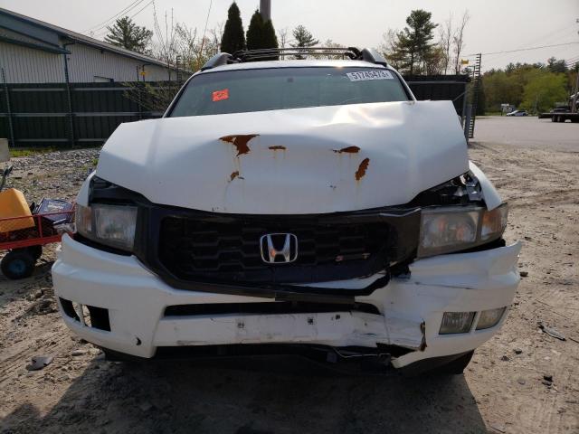 5FPYK1F74CB455017 - 2012 HONDA RIDGELINE SPORT WHITE photo 5