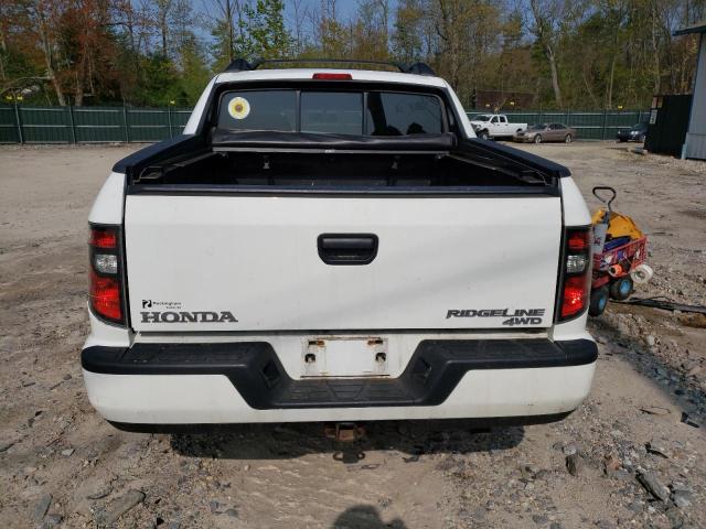 5FPYK1F74CB455017 - 2012 HONDA RIDGELINE SPORT WHITE photo 6