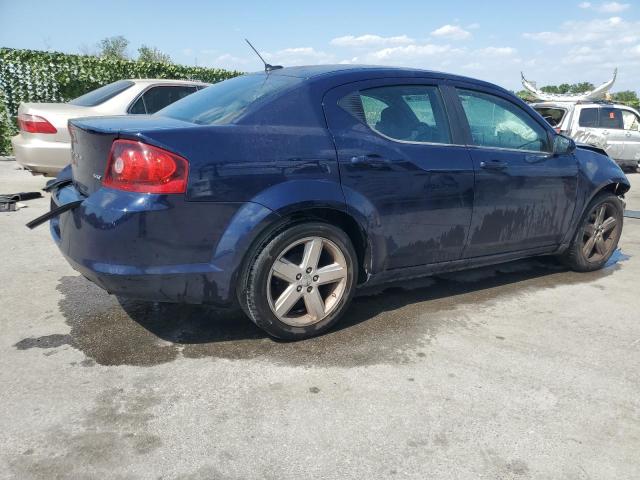 1C3CDZCB8DN681072 - 2013 DODGE AVENGER SXT BLUE photo 3